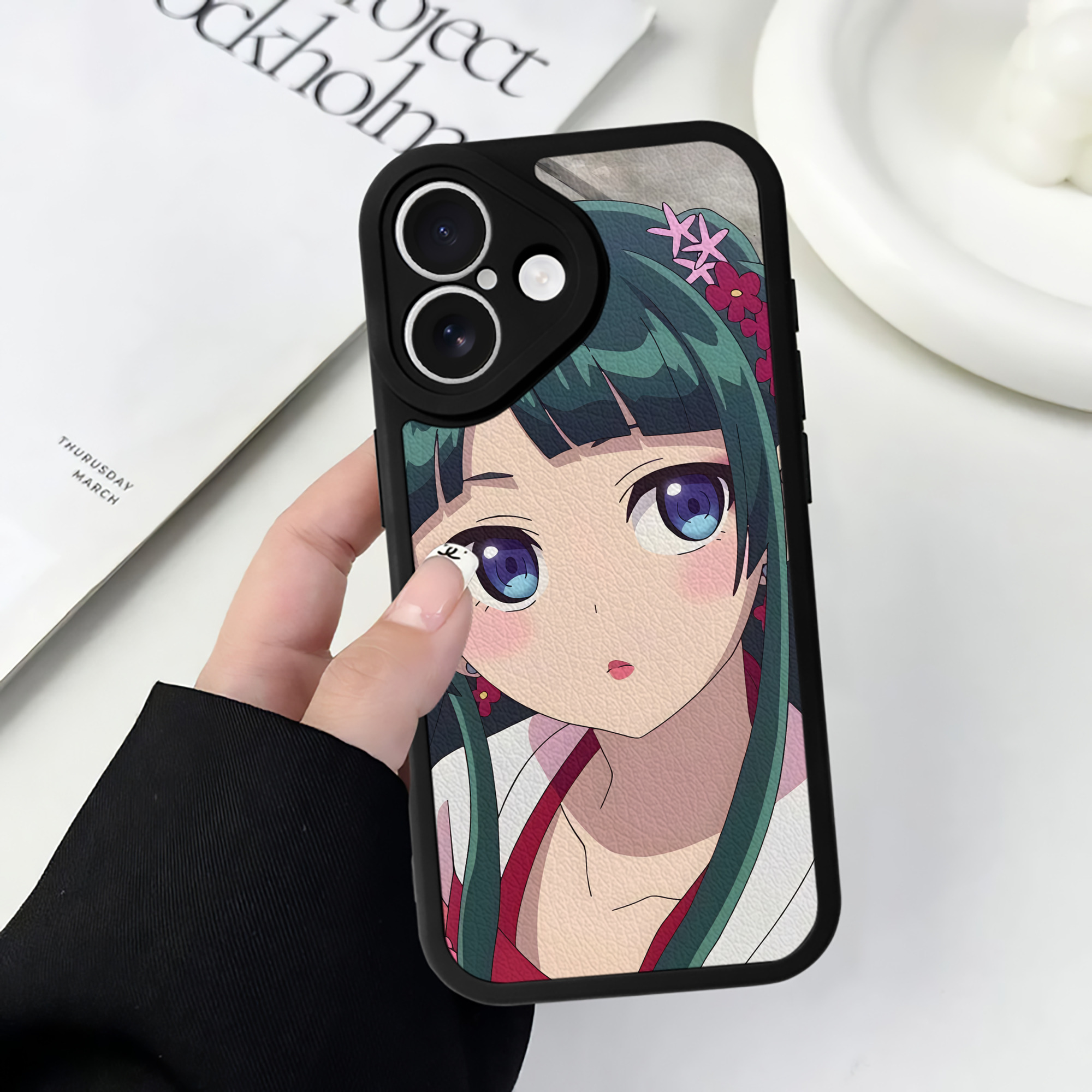 薬屋のひとりごと The Apothecary Diaries 【iPhone 16シリーズ対応】シリコンスマホケース（レザー調） 材質：シリコン